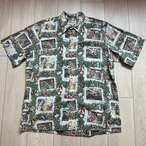Reyn Spooner 2015 Mele Kalikimaka Limited Issue Hawaiian Traditions shirt XXL